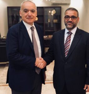 المشري وسلامة يناقشان التطورات السياسية