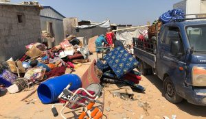 الأمم المتحدة تدين الإجلاء القسري للعوائل النازحة من مخيم طريق المطار