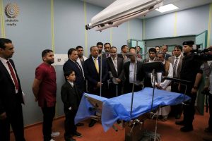 الثني يدشن مستشفى ببلدة عمر المختار, ويفتتح غرفة ولادة بجردس العبيد