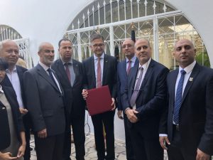 السفارة الليبية بتونس تشارك المانيا احتفالها بعيدها الوطني