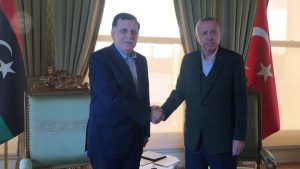 السراج يجري مباحثات هامة اثناء لقاءه مع اردوغان في تركيا