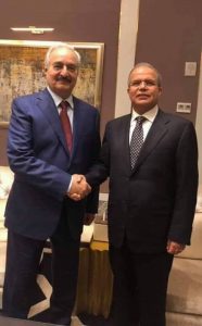 حفتر يؤكد للبرغثي من الاردن التزامه باجراء الانتخابات