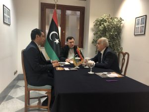 اجتماع مغلق بين فائز السراج وغسان سلامة في باليرمو