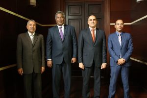 الاعلام الخارجي تبحث مع قناة ليبيا الوطنية تعزيز دورها وحضورها بالخارج