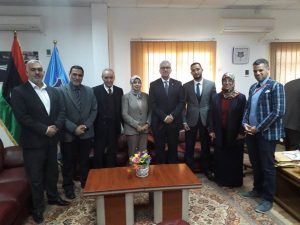 باشاغا وزير العدل المكلف يبحث مع ممثلي الاحزاب قانون تنظيمها