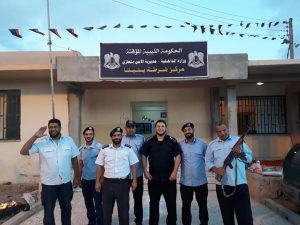 مجموعة مسلحه تهاجم مركز شرطة بنينا ببنغازي