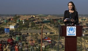 أنجلينا جولى من مخيمات الروهينجا فى بنجلادش