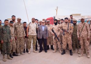 السويحلي يزور مقر قوة حماية سرت