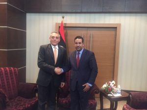 النائب الأول لرئيس مجلس النواب يلتقي السفير الايطالي في طرابلس