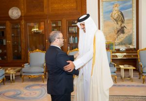 رئيس المجلس الأعلى للدولة يبحث مع أمير قطر الأزمة الليبية