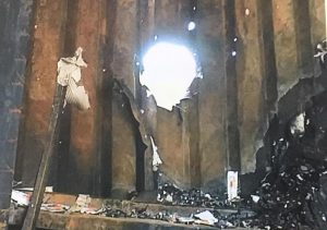 الوطنية للنفط تكشف نتائج تحقيقاتها وراء حريق مصحة النفط بطرابلس “قصف مباشر للمصحة”