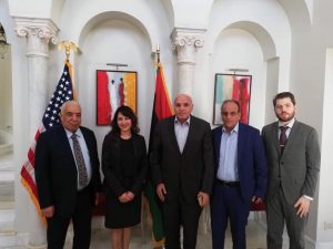 الهيئة البرقاوية تجتمع برئيس البعثة الدبلوماسية بالسفارة الامريكية