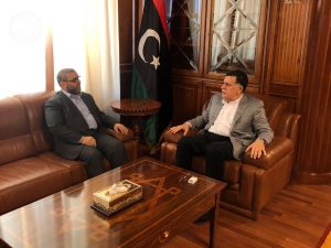 رئيس المجلس الرئاسي يجتمع مع رئيس المجلس الأعلى للدولة