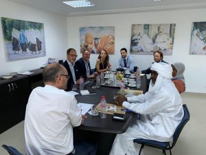 رئيس الكونغرس التباوي يتلقى رؤساء البعثات الاوروبية لبحث أزمة ( مرزق )