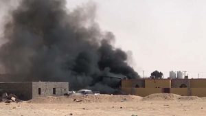 سقوط عشرات القتلى في قصف جوي من طائرة مسيرة يستهدف في تجمع اهالي مرزق