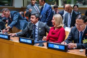 عبدالله بن زايد يترأس وفد الدولة المشارك في الاجتماع الوزاري حول ليبيا في نيويورك