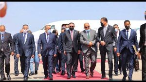 رئيس حكومة الوحدة الوطنية عبدالحميد دبيبة يصل تونس