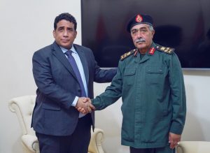 القائد الأعلى للجيش يلتقي الفريق ركن عبدالرازق الناظوري