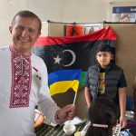 السفير الأوكراني يحتفي بأطفال ليبيا اثناء مشاركتهم باليوم الدولي